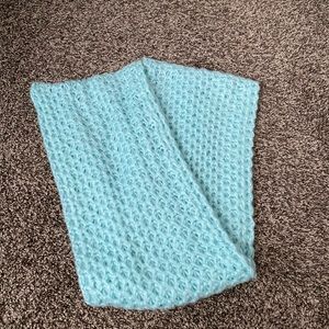 Blue infinity scarf